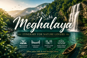 Meghalaya Itinerary for Nature Lovers: Waterfalls, Clouds & Hidden Gems (2026 Guide)